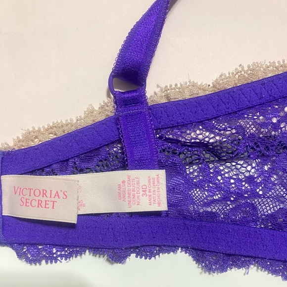 Victoria's Secret Purple Lace Bra - Picture 8 of 8